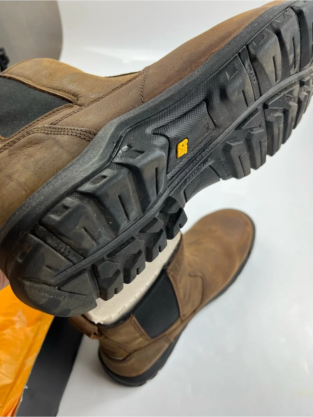 Caterpillar Men's Wheelbase Steel Toe Work Boot  Size 11.5